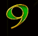 Symbol Devítka automatu 8 Dragons™ od Pragmatic Play