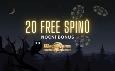 magic planet casino - 20 free spinu