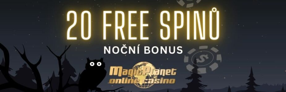 magic planet casino - 20 free spinu