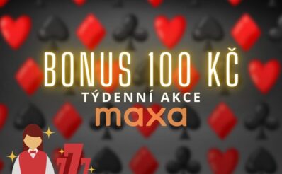 Bonus 100 Kč od loterie Maxy