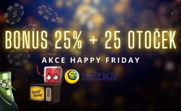 Bonus 25% a 25 otoček zdarma u Sazky