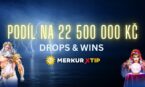 Drops & Wins: Každý měsíc šance na podíl z 22 500 000 Kč na MerkurXtip!