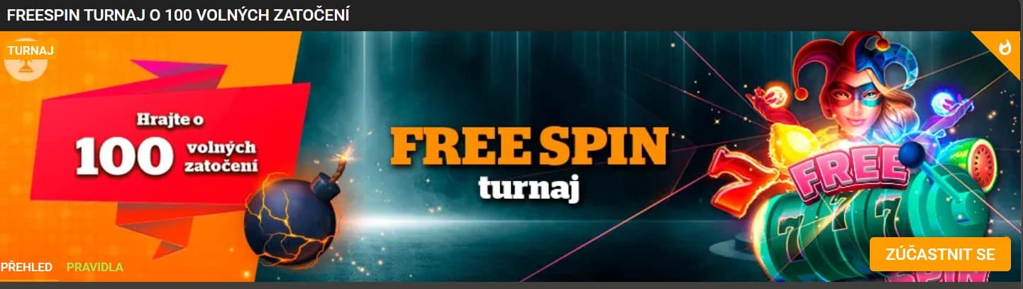 Free spin Turnaj u Chance