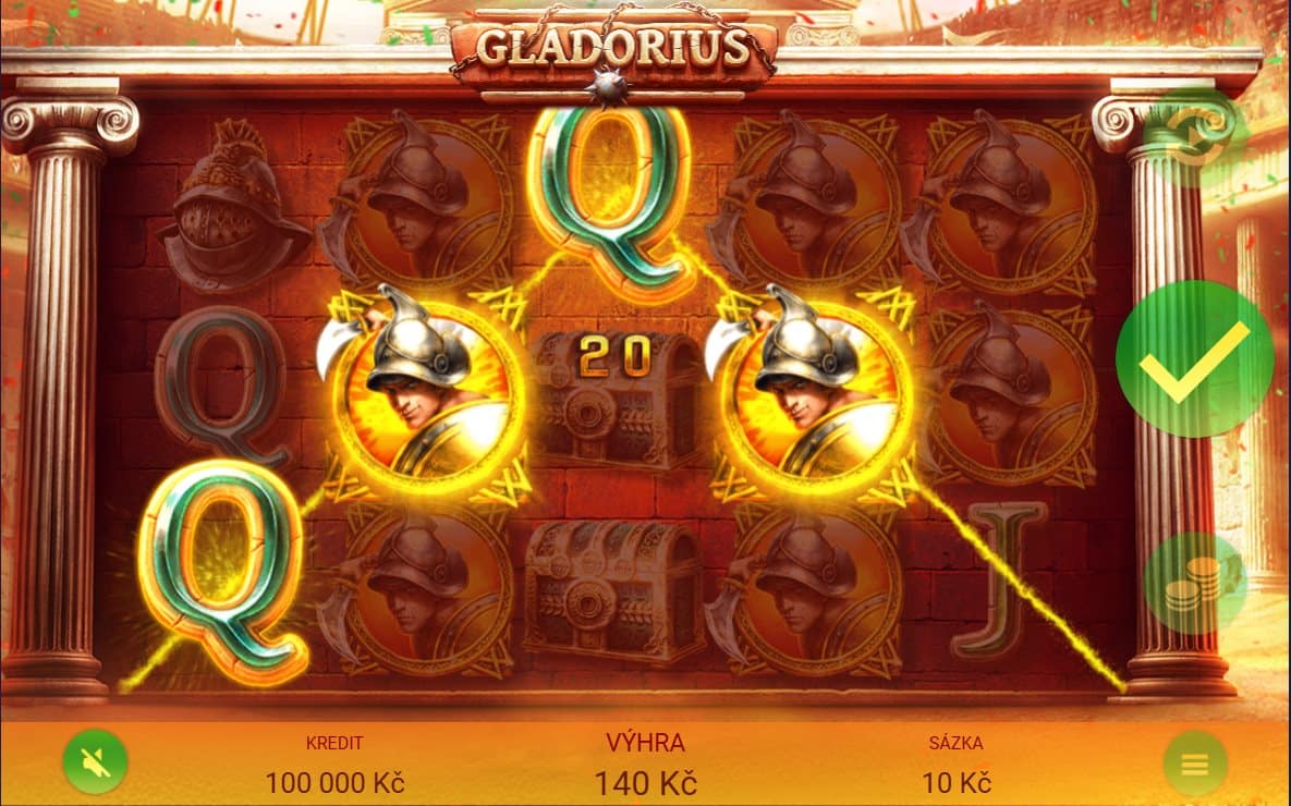 Gladorius online automat