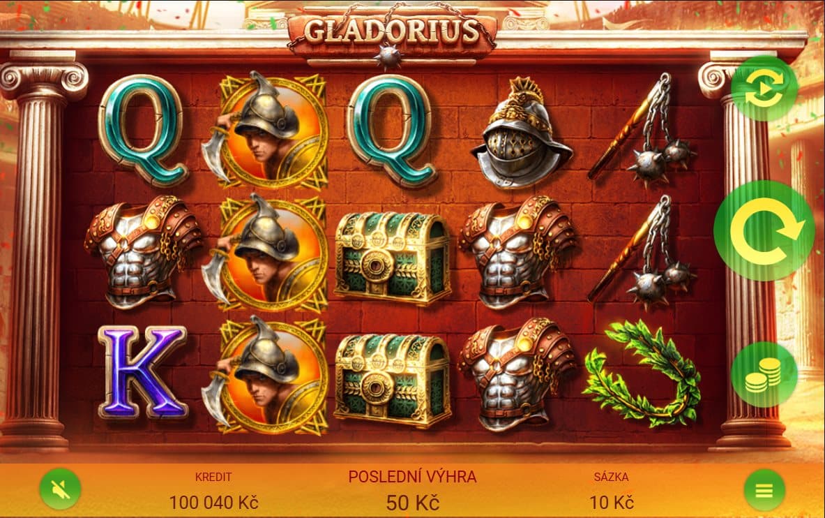 Gladorius online automat Wild