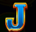 Symbol Písmeno J automatu 7 Clovers of Fortune od Pragmatic Play