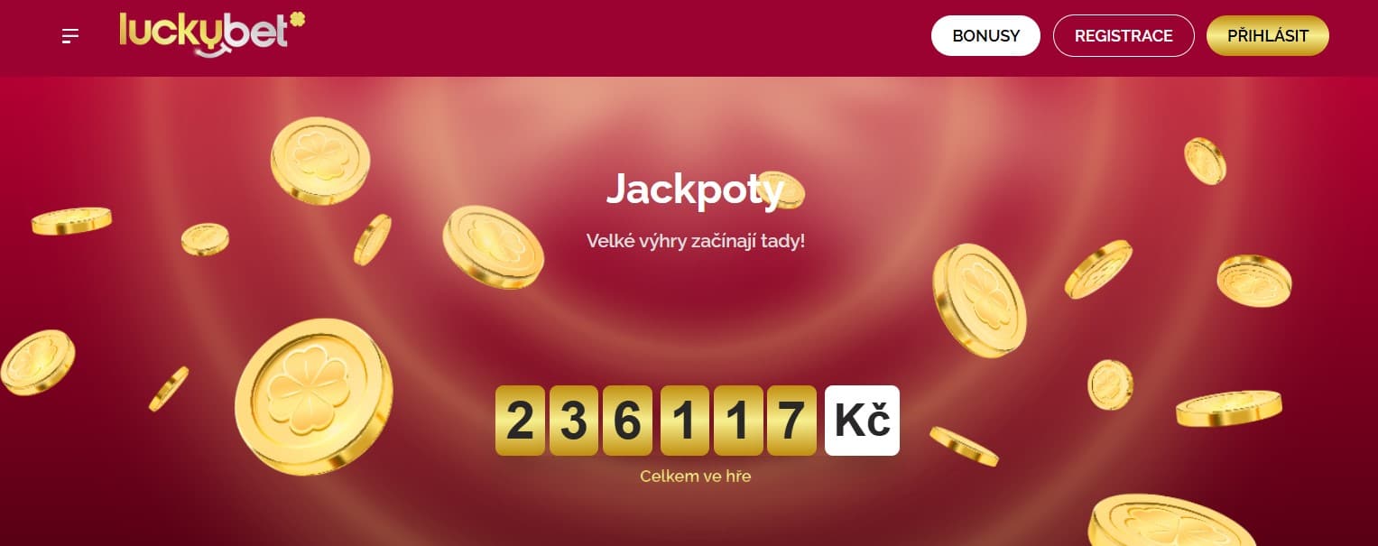 Jackpoty u LuckyBetu