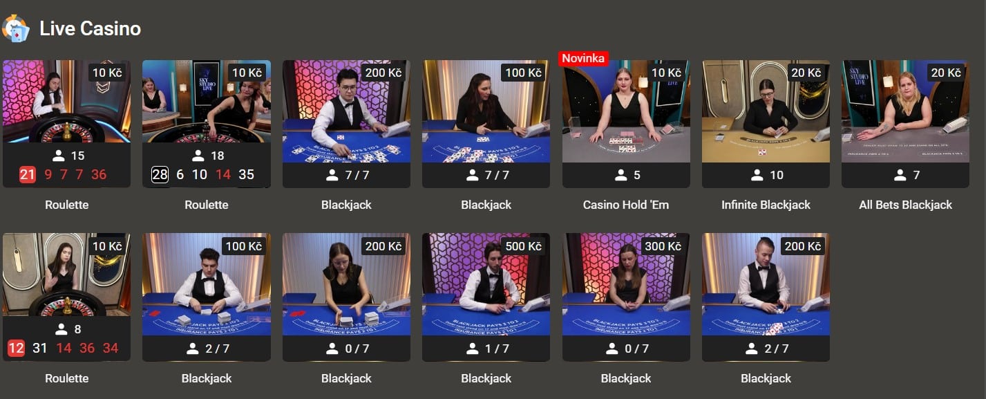 Live casino Chance