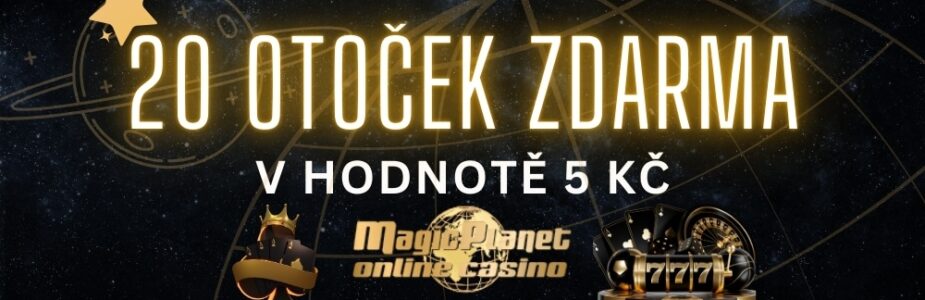 Magic Planet rozdává 20 free spinů!