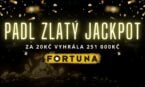 Za točku v hodnotě 20 Kč vyhrál 251 000 Kč u Fortuny!