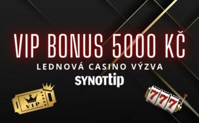 Synottip VIP bonus 5000 Kč