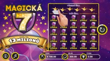 Ukázka nesetřeného losu Magická 7