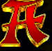 Symbol Písmeno A automatu 5 Lions Gold™ od Pragmatic Play
