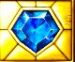 Symbol Světle modrý kámen automatu Aztec Gems™ od Pragmatic Play