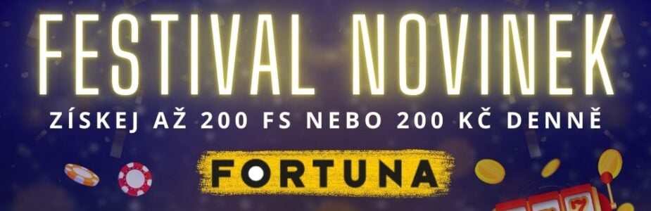 Užij si Festival novinek s free spiny na Fortuně