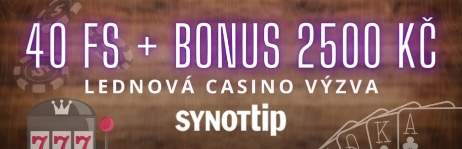 Užij si otočky a VIP bonus u Synottipu