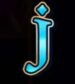 Symbol Písmeno J automatu 3 Genie Wishes™ od Pragmatic Play