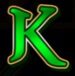 Symbol Písmeno K automatu 3 Genie Wishes™ od Pragmatic Play
