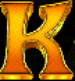 Symbol Písmeno K automatu 5 Lions Gold™ od Pragmatic Play