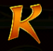 Symbol Písmeno K automatu 8 Dragons™ od Pragmatic Play