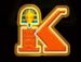 Symbol Písmeno K automatu Ancient Egypt™ od Pragmatic Play