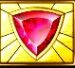 Symbol Světlý rubín automatu Aztec Gems™ od Pragmatic Play