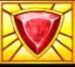 Symbol Rubínový kámen automatu Aztec Gems Deluxe™ od Pragmatic Play