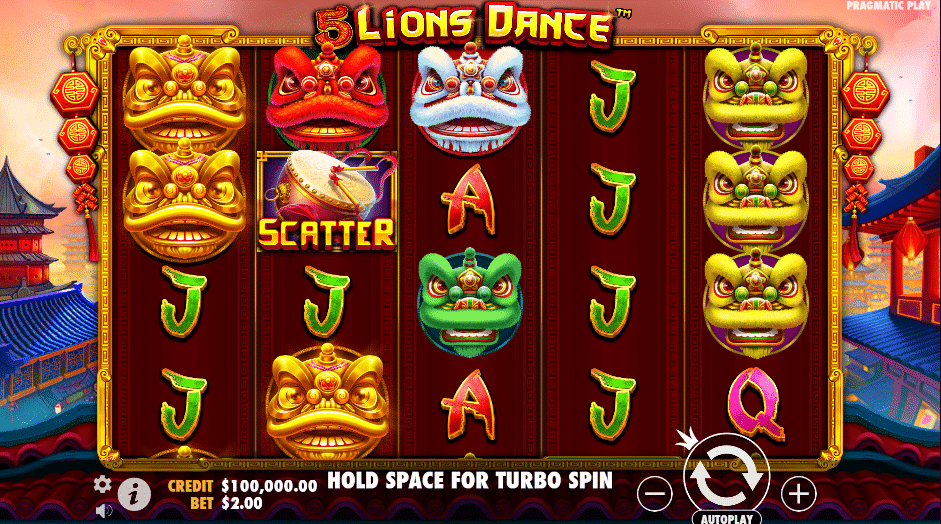 5 Lions Dance™ od Pragmatic Play