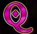 Symbol Písmeno Q automatu 3 Genie Wishes™ od Pragmatic Play