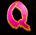 Symbol Písmeno Q automatu 5 Lions Dance™ od Pragmatic Play