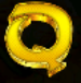 Symbol Písmeno Q automatu 5 Lions Megaways™ od Pragmatic Play
