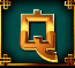 Symbol Písmeno Q automatu 8 Golden Dragon Challenge™ od Pragmatic Play