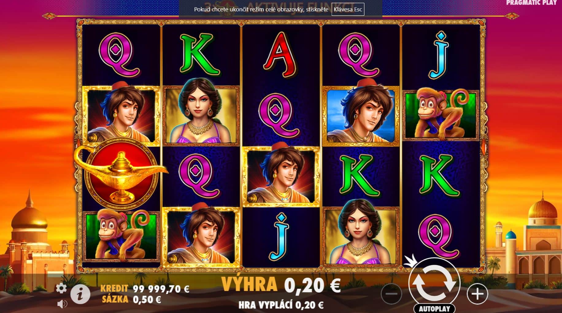 Téma a symboly 3 Genie Wishes™