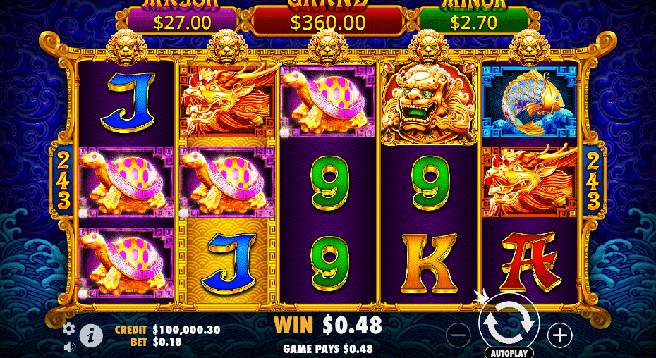 Téma a symboly 5 Lions Gold™