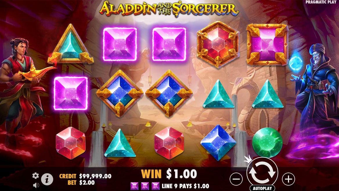 Téma a symboly Aladdin and the Sorcerer™