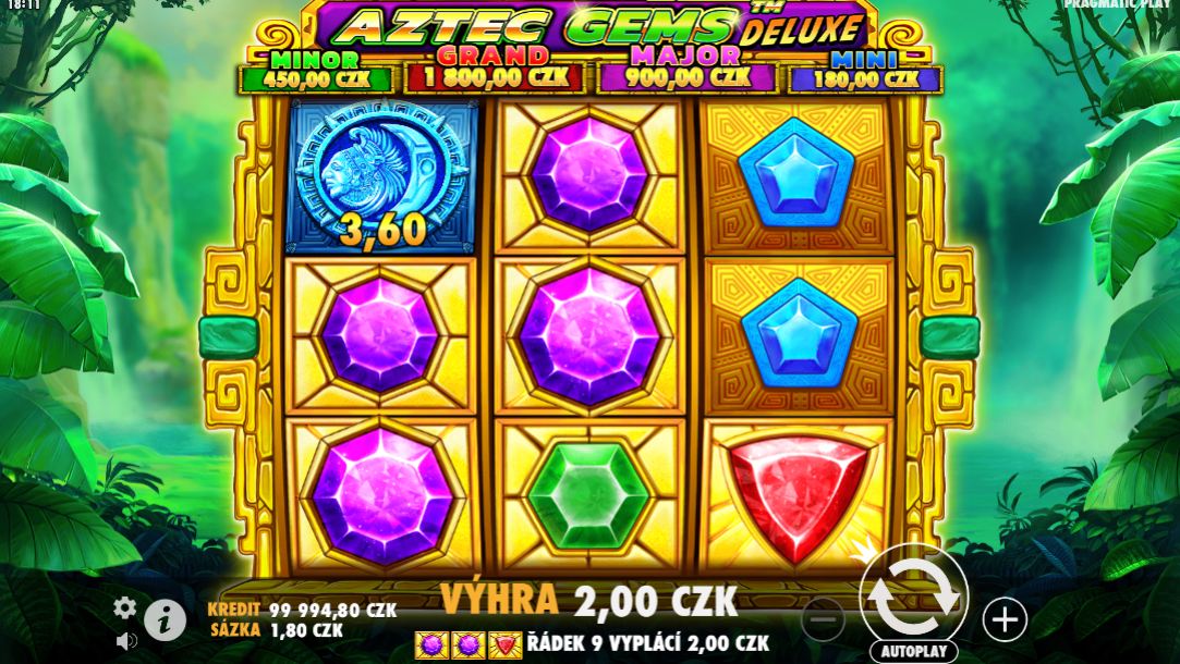 Téma a symboly Aztec Gems Deluxe™