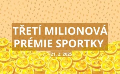 Užij si třetí milionovou Prémii Sportky!