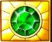 Symbol Zelený kámen automatu Aztec Gems™ od Pragmatic Play