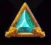 Symbol Tmavě zelený osázený kámen automatu Aladdin and the Sorcerer™ od Pragmatic Play