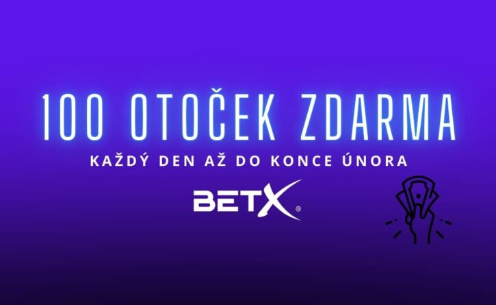 100 otoček zdarma v BetX