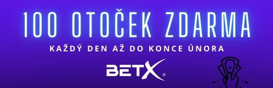 100 otoček zdarma v BetX