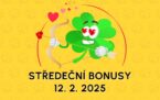 Free spiny a bonusy dnes STŘEDA 12. 2. 2025 ▶️ 2476 FS