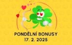 Free spiny a bonusy dnes PONDĚLÍ 17. 2. 2025 ▶️ 2749 FS