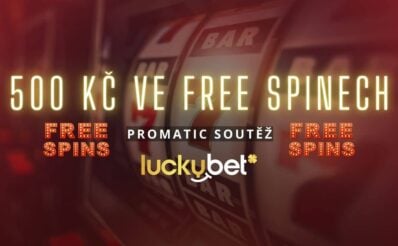 LuckyBet - Soutěž o 10 000 Kč ve free spinech