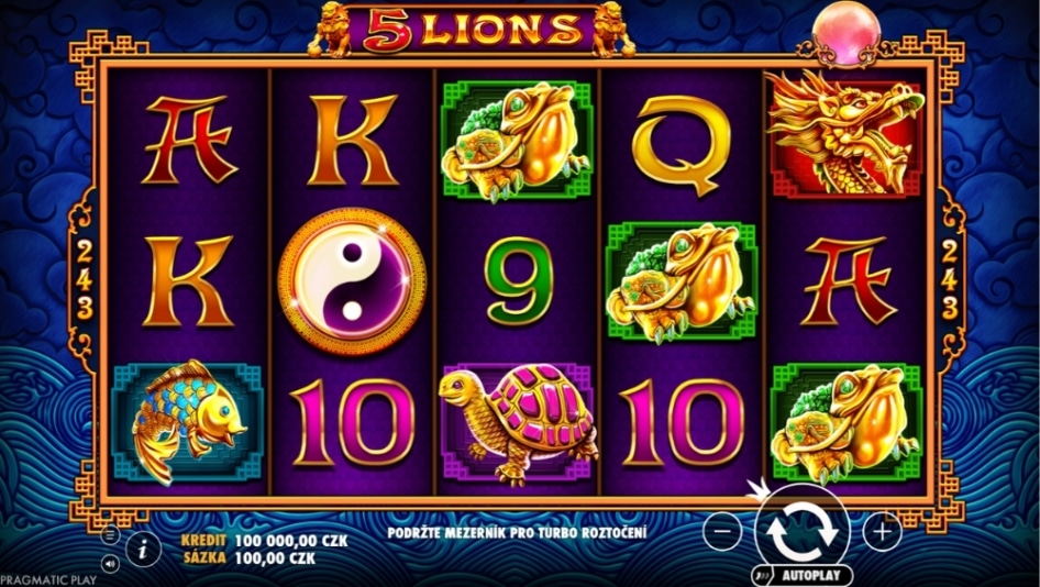 5 Lions™ od Pragmatic Play