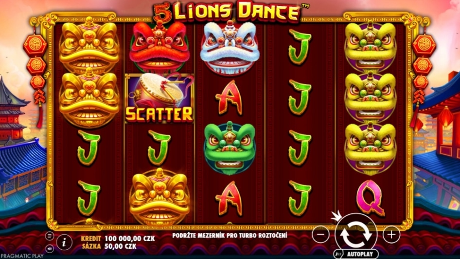 5 Lions Dance™ od Pragmatic Play