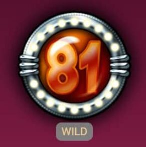 Symbol Wild symbol automatu Lucky 81 od Apollo Games