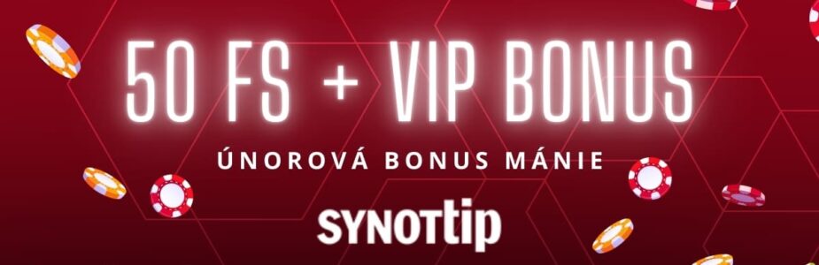 SynotTip - 50 FS a VIP bonus