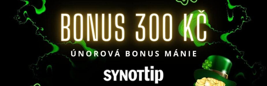 SynotTip bonus 300 Kč