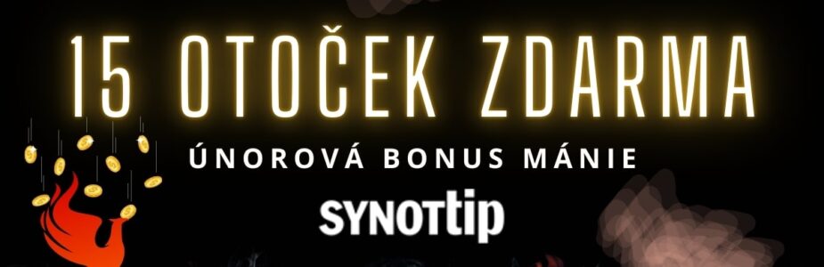 Synottip 15 otoček zdarma z Bonus mánie